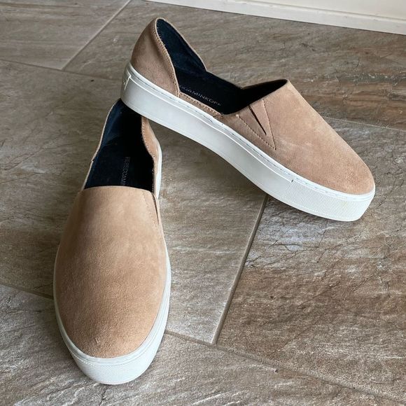 REBECCA MINKOFF Nana Platform Sahara Suede Slip On - Picture 2 of 12